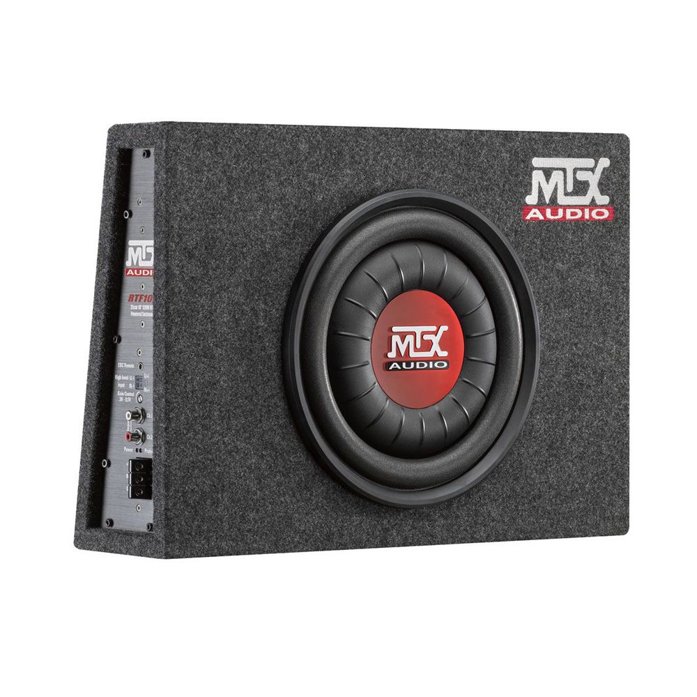 Subwoofer Part Key MTX Car Subwoofer 10 Inch Active Flat Enclosure Road Thunder | Key ...