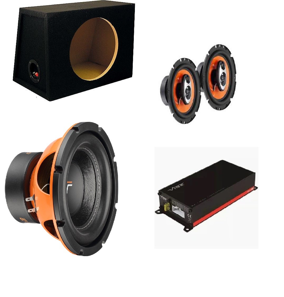 Subwoofer Part Key Bassface Gt Audio Custom Car Speaker Subwoofer Package Deal 2 x Car ...