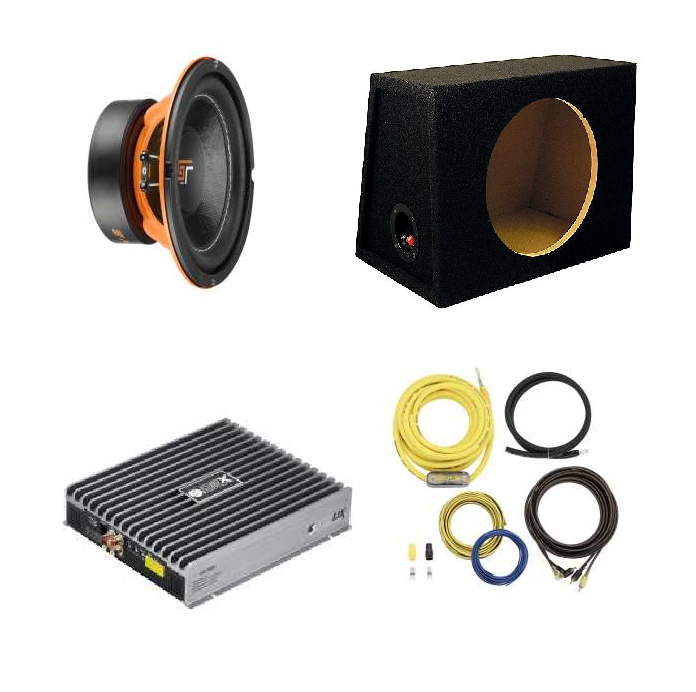 Subwoofer Part Key GT Audio GT-SW12/4 12'' 2X4Ohm DVC 200w RMS Subwoofer Driver- Sealed ...