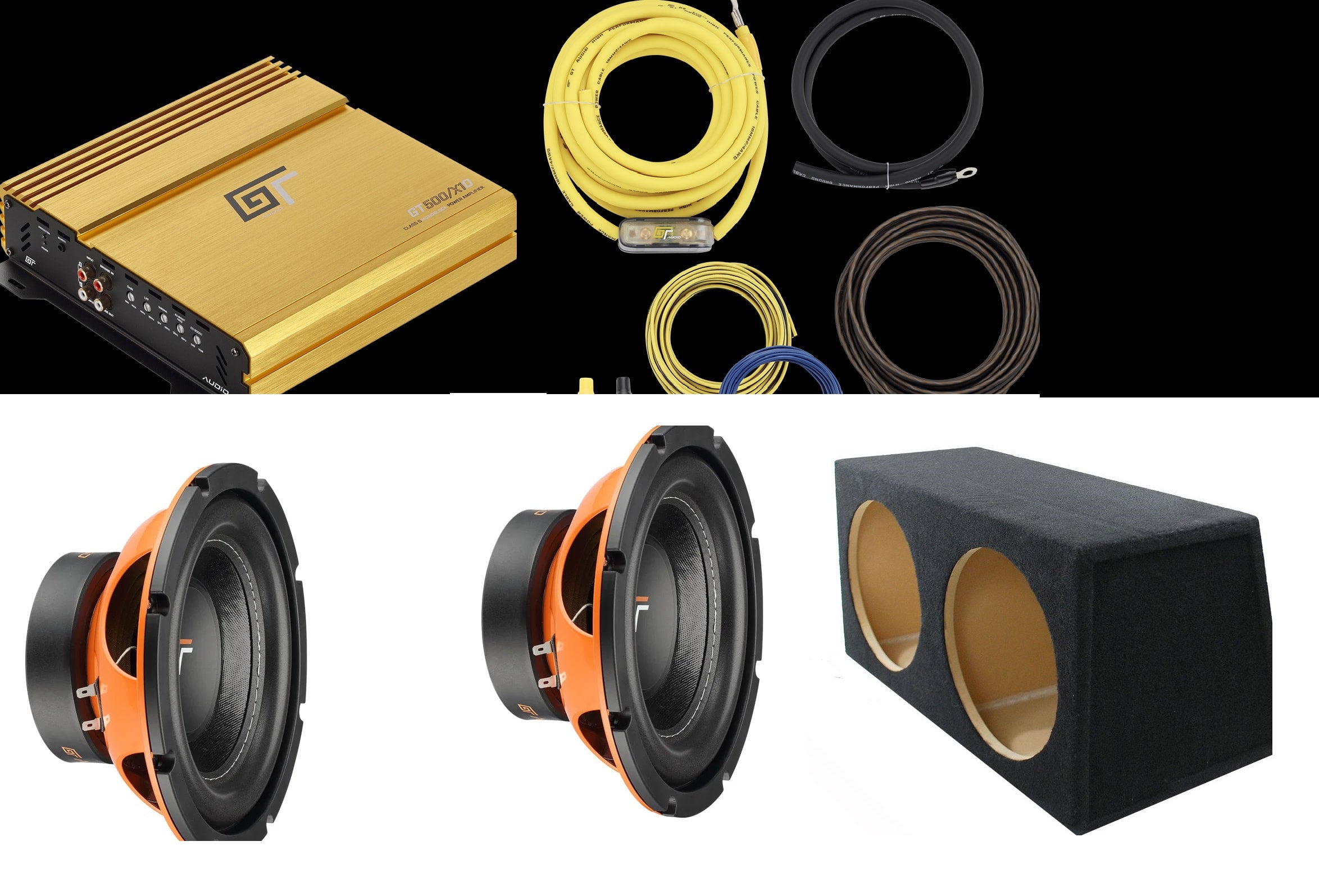 Subwoofer Part Key GT Audio car subwoofer package deal bundle | Key Performance Parts