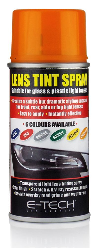 Automotive Car Head Light Glass Window Tint Plastic Lens Black Smoke Spray  Paint