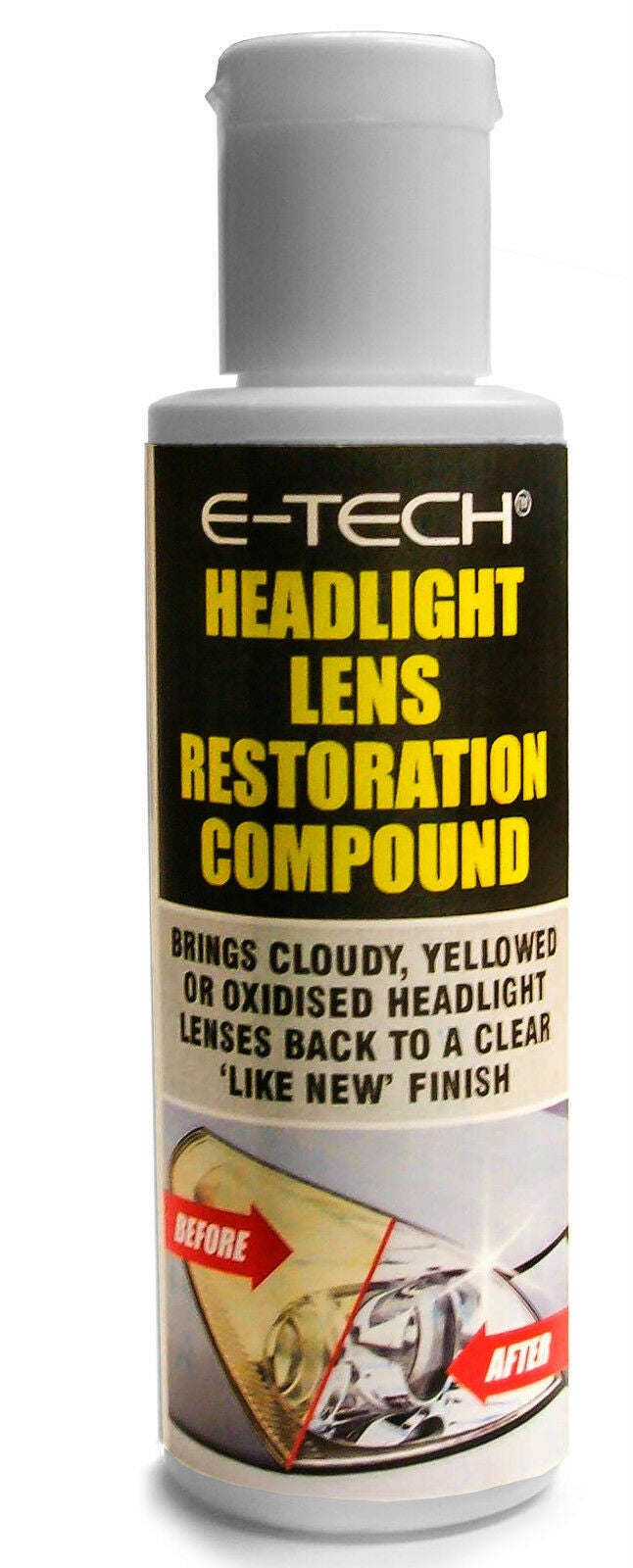 E-TECH Restored Headlight Clear Coat