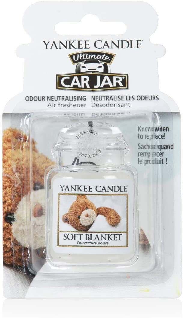 Yankee Candle Car Jar Ultimate Auto Odor Neutralizing Air Freshener  Midsummer's Night (Pack of 3)