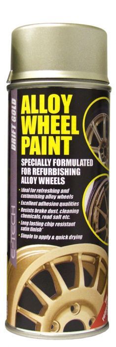 Car Pride High Grade Car Alloy Wheel Silver Gloss Aerosol Spray Paint Can  400ml