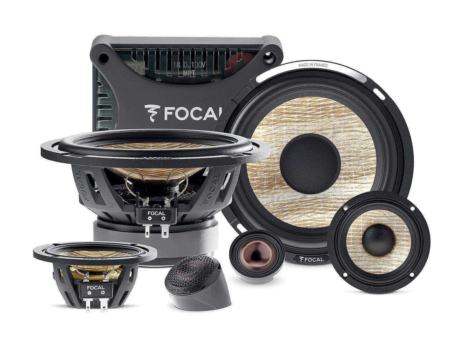 Focal PS165-F3E Flax EVO 3-Way Car Component Speaker 320W